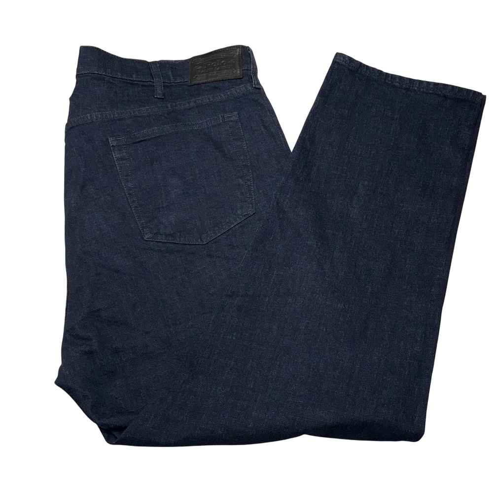 Polo Ralph Lauren Prospect Straight Jeans Mens 46x32 Dark Indigo Blue Denim
